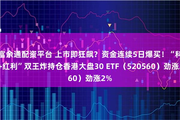富余通配资平台 上市即狂飙？资金连续5日爆买！“科技+红利”双王炸持仓香港大盘30 ETF（520560）劲涨2%